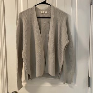 Slouchy grey Gap cardigan